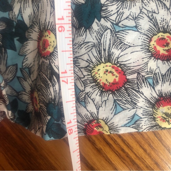 FLORAL DAISY SKIRT RUFFLE RUCHE SKIRT - Picture 13 of 16